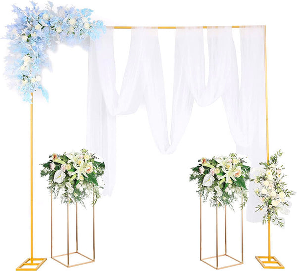 3x Metal Wedding Arch Backdrop Stand Wedding Ceremony Flower Holder Frame AU