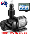9000L/H Aquarium DC Pump Fish tank Return Pump With Controller 65W 24V 5.2M Lift