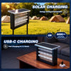 Solar USB Mosquito Killer Light Electronic Fly Bug Insect Zapper Trap Pest Lamp