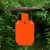 AR500 Steel Targets for Shooting 3/8'' Thick Gong Silhouette Metal Target Orange