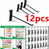 12pcs 4 Inch Gridwall Hooks Display Hanging Hook for Grid Wall Panel Storage