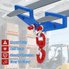 3T Forklift Lifting Hook Attachment Dual Fork Mobile Crane Lifter for RanchCargo