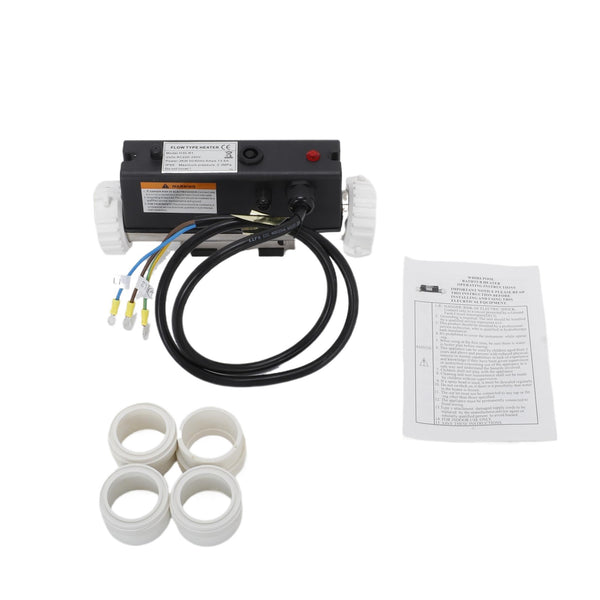 3KW Electric Water Heater Thermostat Swimming Pool Bath SPA Hot Tub Water Heater