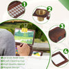 Foldable Wooden Watercolor Palette Box 24 Color Tray Palette Travel Palette