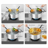 Pasta Cooker Noodle Cooking Machine w/ Stainless Steel Inserts Filter Baskets
