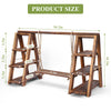 3 Tier Cupcake Stand Wooden Foldable Cake Stand with Removable Trays for Party
