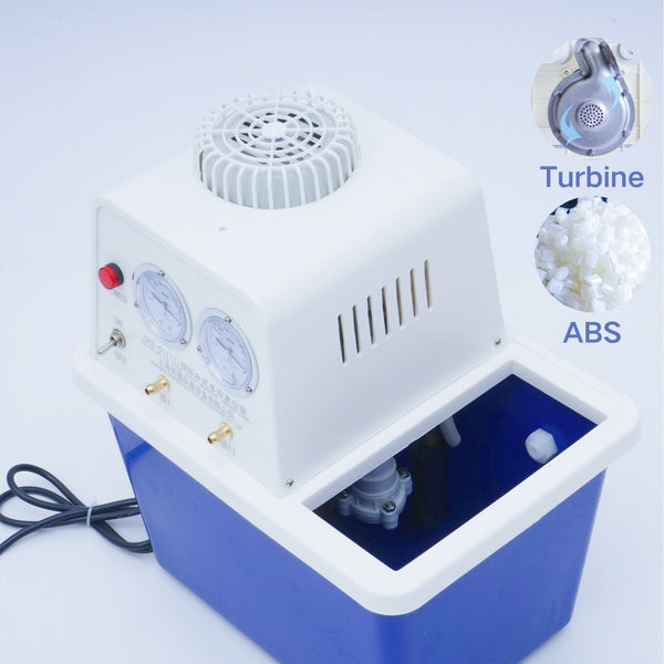 Water Circulating Vacuum Pump with 15L Water Tank Flow Rate 60L/m Lab Chemistry