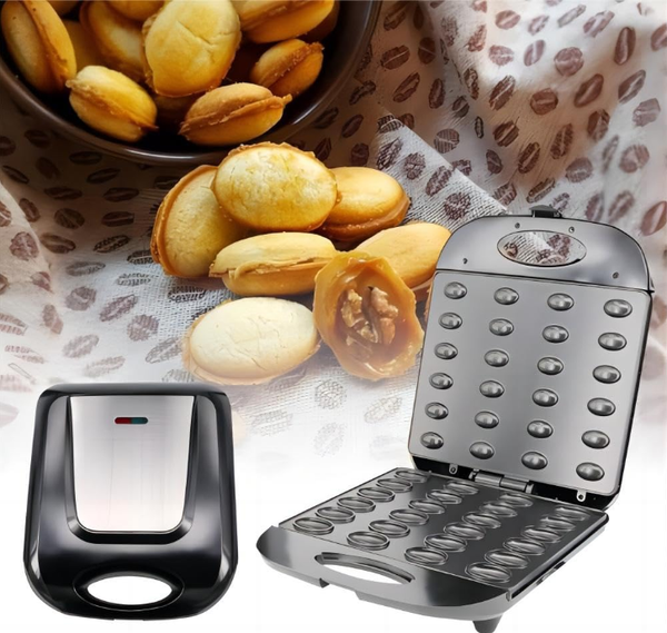 Electric Walnut Cake Waffle Maker With 24 Holes Cooking Kitchen Biscuits Making