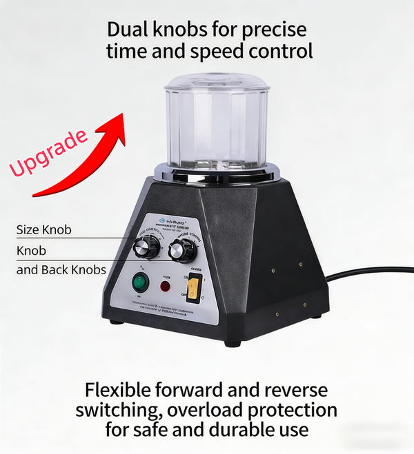Magnetic Rotary Tumbler Polisher Jewelry Polisher Finishing Machine With Timer