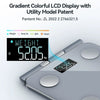 8-Electrode Body Fat Scales Bathroom Scale W/Hand Sensor Full Body Composition