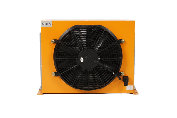 HYDRAULIC OIL COOLER DC12V 200L/min Thermostat With Fan HIGH PRESSURE Heavy Duty
