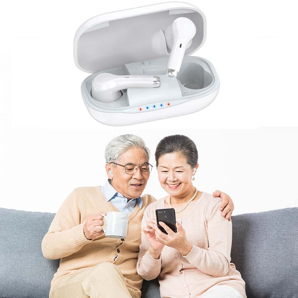 1 Pair Hearing Aids Rechargeable Digital Bluetooth Hearing Aids with Phone App