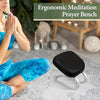 Ergonomic Meditation Prayer Stool Padded Kneeling Seat for Yoga Posture Support