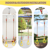 Wooden Swing Children's Swing with Adjustable Rope Swing Set Indoor & Outdoor