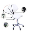 Saddle Stool Rolling Chair Saddle Chair w/ Back Support Dentist Salon Spa Chair