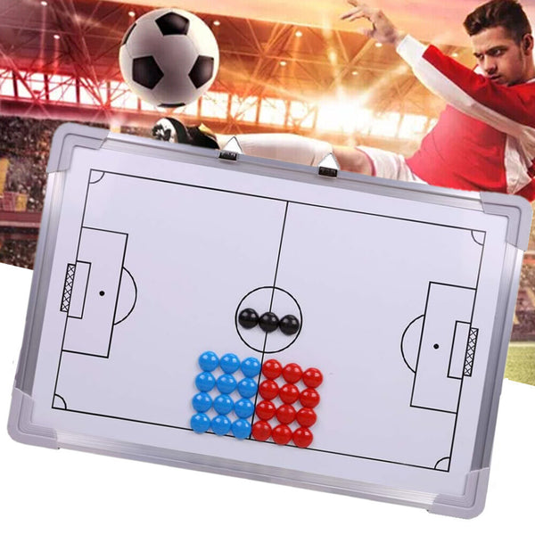Magnetic Soccer Football Coach Board Portable Clipboard Tactical Board Kit