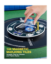 Automatic Mahjong Table Portable Mahjong Table 144 Magnetic Tiles Outdoor & Home