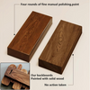Walnut Wood Coat Rack 12 Hooks Piano Shape Wall Mounted Wall Hanger Clothes Hook