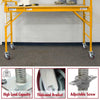 4 Pack Heavy Duty 6" Scaffolding Caster Wheels with Double Brakes 360° rotation