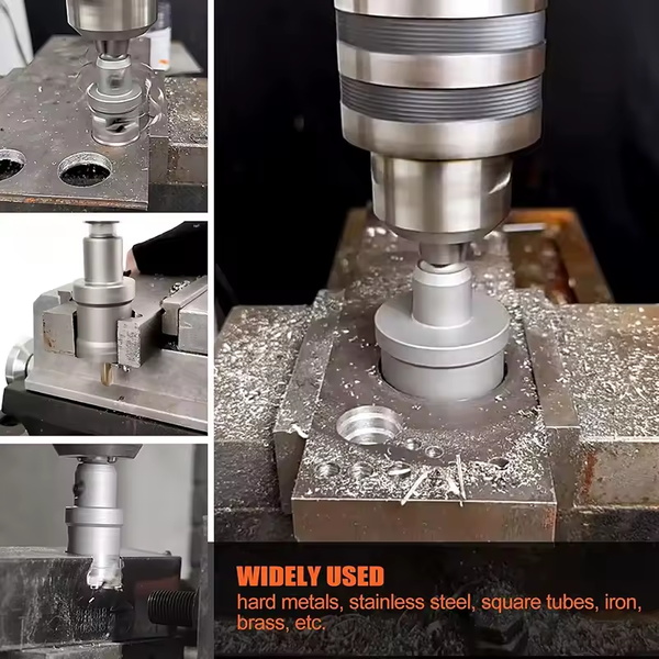 6 PCS 22-65mm Carbide Tip TCT Drill Bit Hole Saw Set for Metal Stainless Steel
