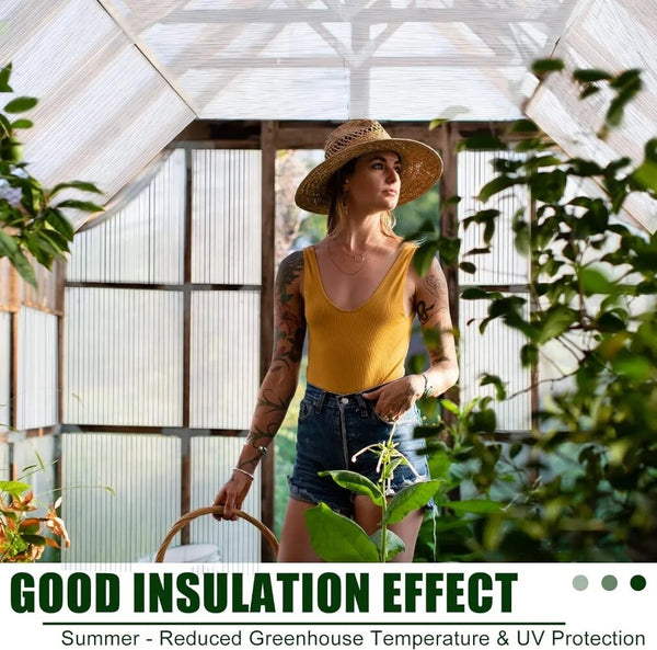 Polycarbonate Greenhouse Panels Water & Impact Resistance Roofing For Garden