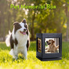 Pet Memorial Urns for Dogs or Cats Ashes Large Wooden Funeral with Photo Frame