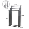 Metal Towel Rack Bathroom Freestanding Drying Shelf Storage Shower Caddy Rack
