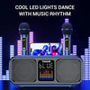Bluetooth Karaoke Speaker & 2 Wireless Microphones Rechargeable Karaoke Machine