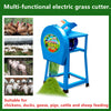Hay Cutter Machine Electronic Grass Chaff Cutter Pig Animal Feed Hay Crusher