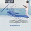 Portable Folding Dental Chair Dental Office Chair with LED Lamp Waste Basin Tray