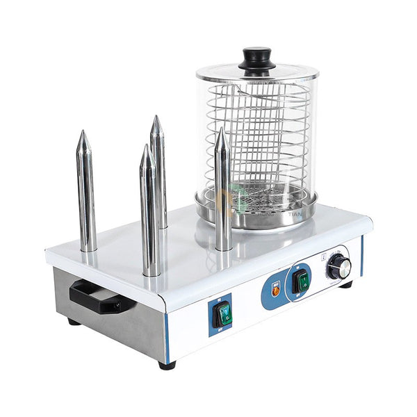 1200W Commercial Hot Dog Warmer Machine Sausage Bun Steamer Stainless Steel AU