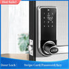 Electronic Door Lock 3-in-1 Password RFID Card Touchscreen Keypad Smart Lock