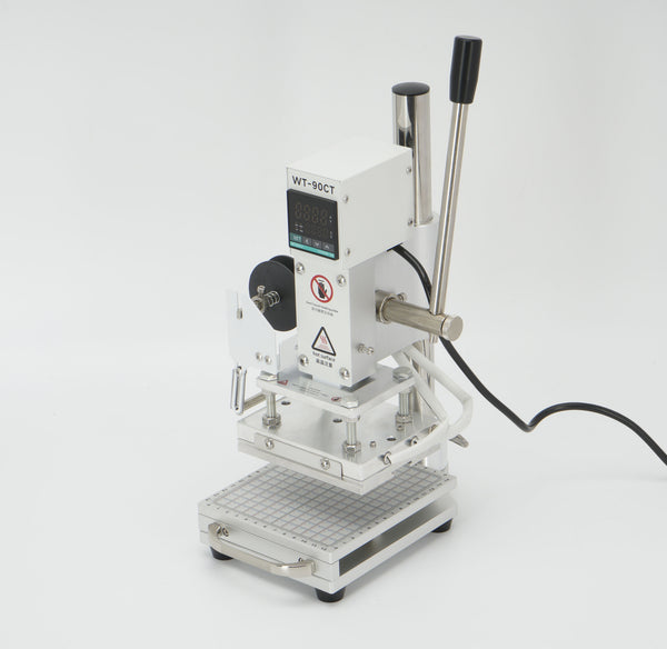 220V Hot Foil Press Stamping Machine Printer Manual Temperature Control Embosser