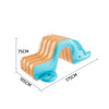 118" Inflatable Swimming Pool with Sun Shade Foldable Large Kids Swimming Pool