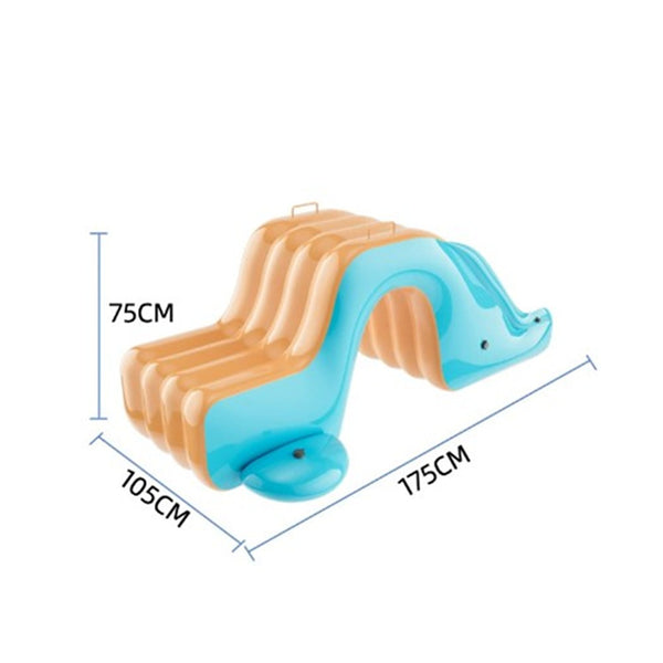 118" Inflatable Swimming Pool with Sun Shade Foldable Large Kids Swimming Pool