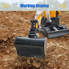 600mm Flat Tooth Backhoe Bucket Attachment Plain Mud Bucket Grading Attachment