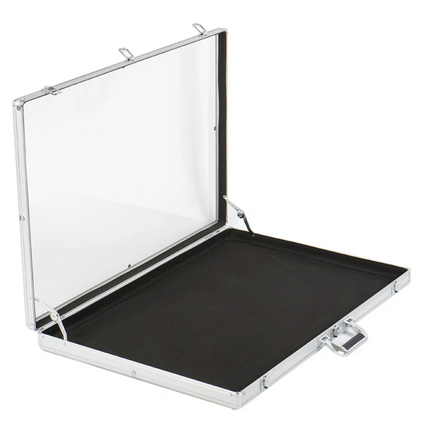 Card Show Display Case Aluminum Lockable Trading Card Display Case Wth Handle