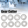 8Pcs Gear Milling Cutters with 20° Pressure Angle for Metric Module M1-M8 Gears