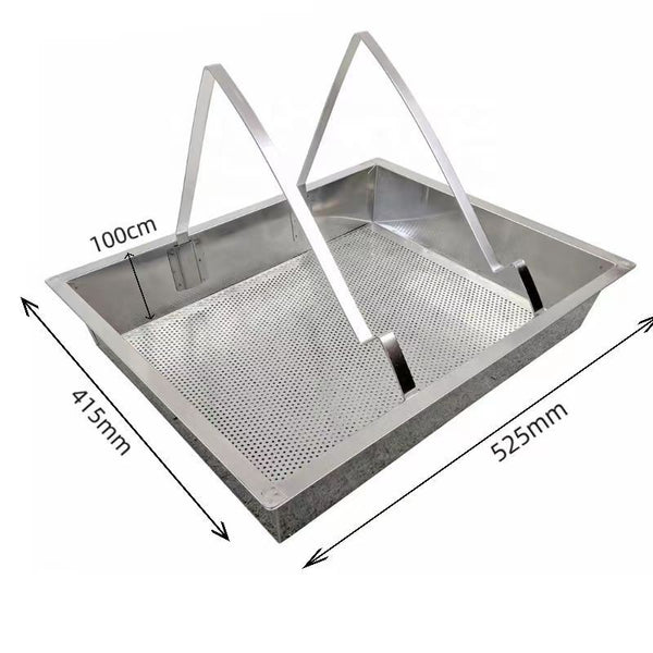 Honeycomb Uncapping Tray Stainless Steel Honey Uncapping Station Beeswax Frame