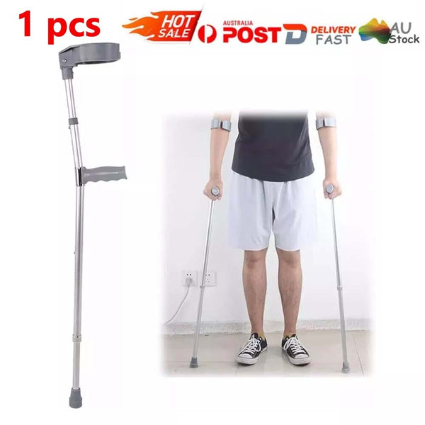 Adjustable Forearm Elbow Crutch Canadian Crutches Max 160kg Premium Durable