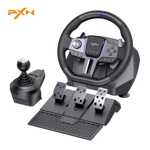 PXN V9 Driving Race Game Steering Wheel Brake Pedal for PC/PS3/PS4/SWITCH AU