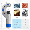 HVAC Hydraulic Copper Tube Expander Kit Plumbing Swaging Tool Set with 7 Heads