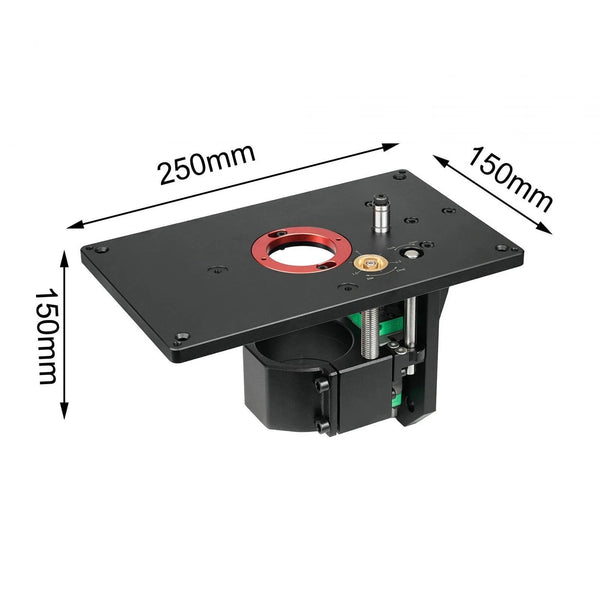 Aluminum Alloy Router Lift Table Professional Trimming Machine for 65mm Trimmers