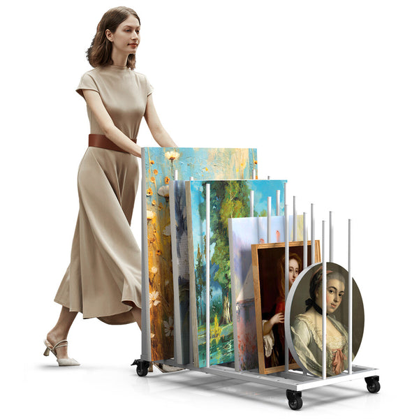 Art Drying Rack Painting Canvas Storage Rack Metal Drawing Storage Rack