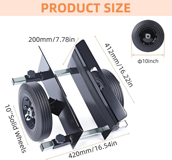Panel Dolly 1100 lbs Drywall Door Cart Dolly Granite Slab Dolly 10 Inch Wheels