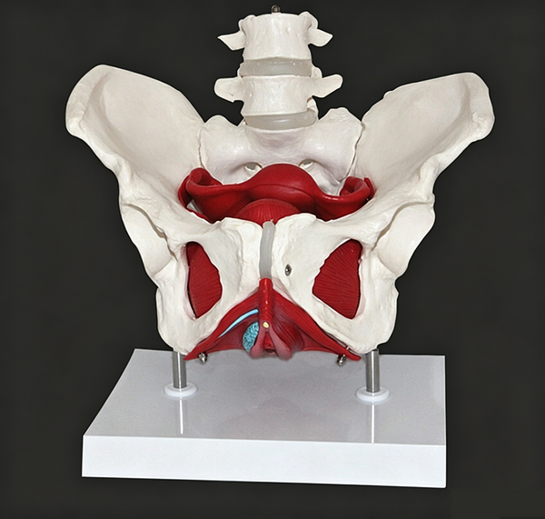 Adult Female Pelvis Model Medical Female Pelvis Lumbar Vertebra Removable Parts