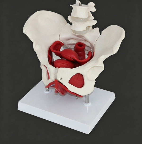Adult Female Pelvis Model Medical Female Pelvis Lumbar Vertebra Removable Parts