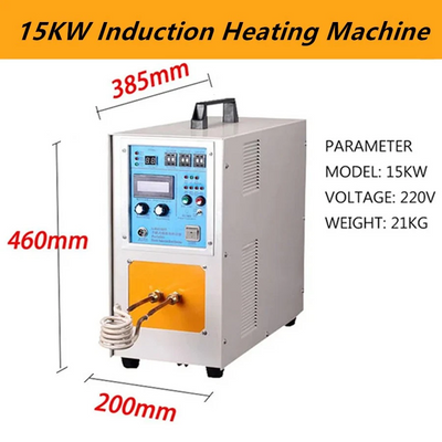 15KW High Frequency Induction Heating Furnace 30-100khz Heater Furnace 220V AU