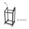 16U Audio Equipment Rack Rolling Network Rack AV Rack Stand with Wheels&Mic rack