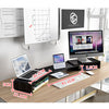 Dual Monitor Stand Riser 2 Monitor Desktop Organizer Adjustable Angle And Length